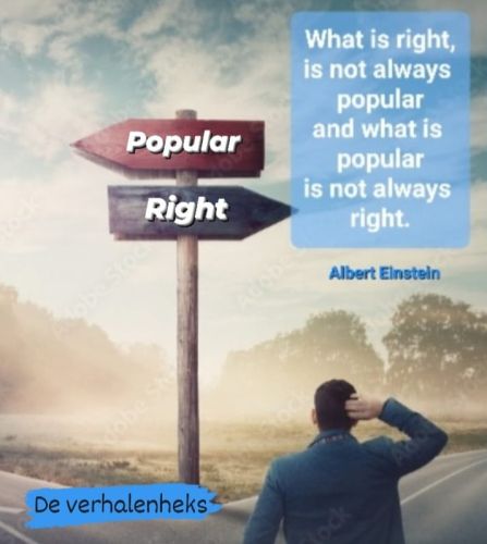 Right or popular ...