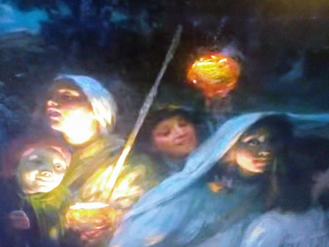 Who invented Halloween? You'll hear about it in a moment.