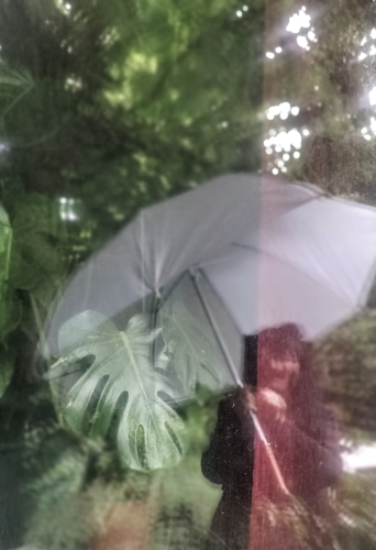 Onder moeders paraplu