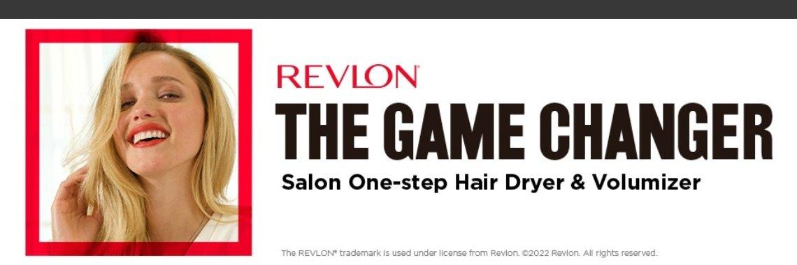 REVLON One-Step Volumizer Enhanced 1.0 Hair Dryer and Hot Air Brush, Black