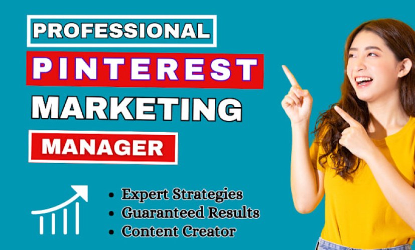 I will be your professional pinterest marketing manager