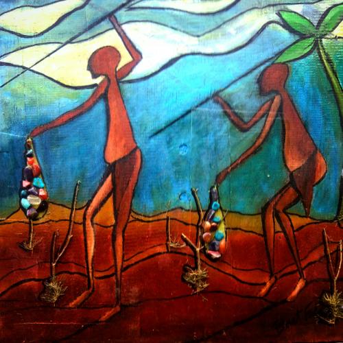 Bushman Hunting Scene.