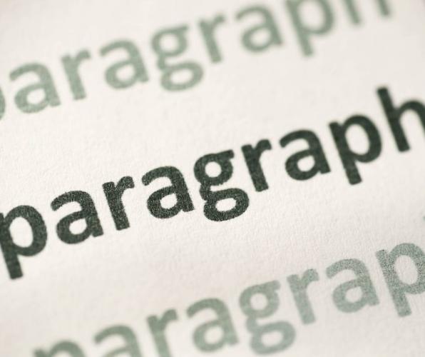 How many sentences in a paragraph