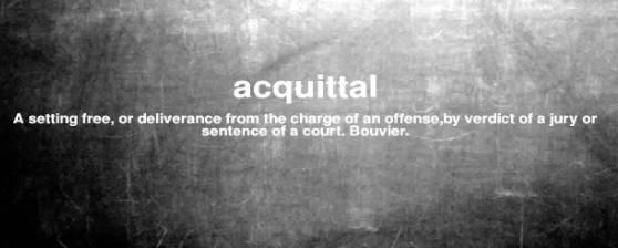 Wat betekent een vrijspraak?