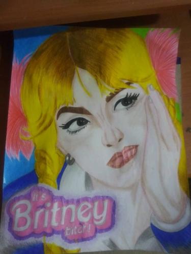 Dibujo de Britney Spears. 