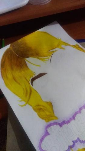 Dibujo de Britney Spears. 