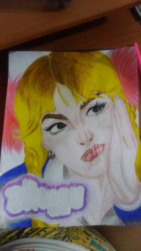 Dibujo de Britney Spears. 