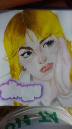 Dibujo de Britney Spears. 