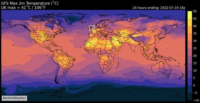 Ola de calor en europa