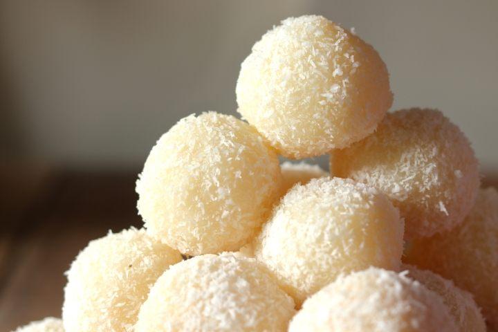 Delicious coconut ladoos
