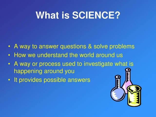 What is the definition of science?