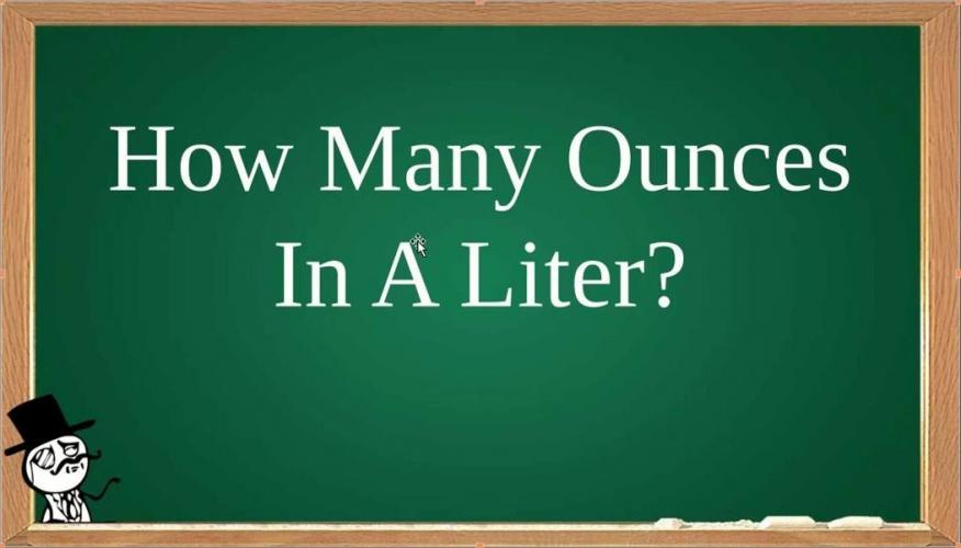 How many ounces are in a litre?