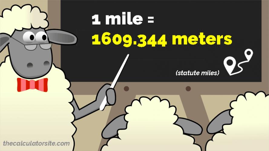 How Many meters in a mile?