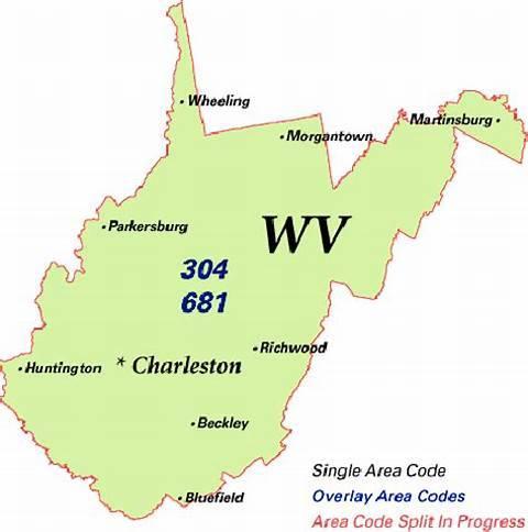 What area code is 304