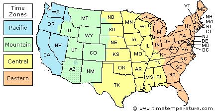 What is New York time zone