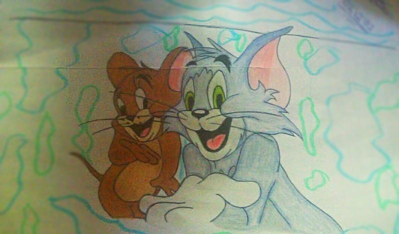 Tom and Jerry Original Drawing Set of 2 by Legendary Animator Bob Singer |  eBay