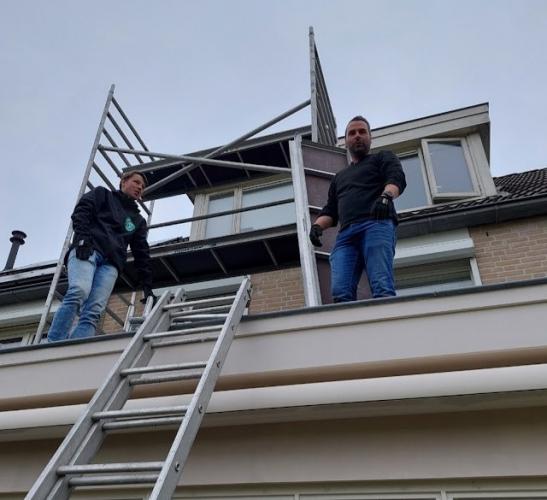 Verven boven buiten?