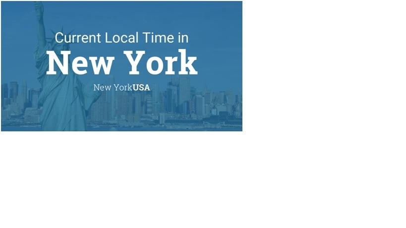 What is the New York time zone?