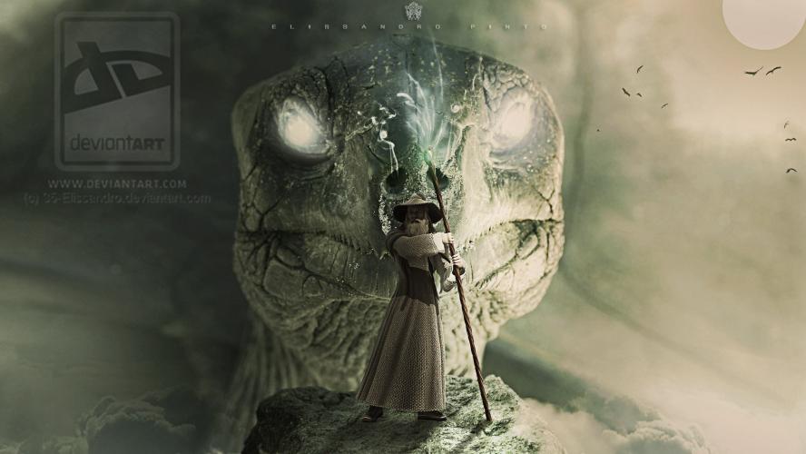 Photoshop Surreal &amp; Fantasy Manipulation -Big Turtle 