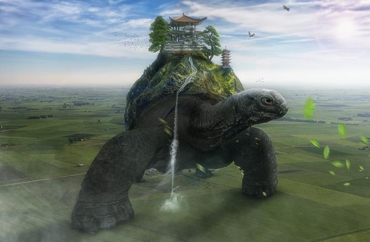 Photoshop Surreal &amp; Fantasy Manipulation -Big Turtle 