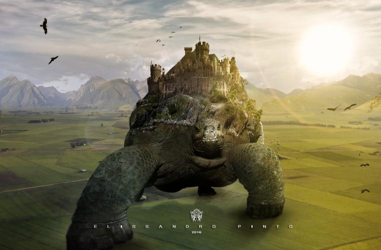 Photoshop Surreal &amp; Fantasy Manipulation -Big Turtle 