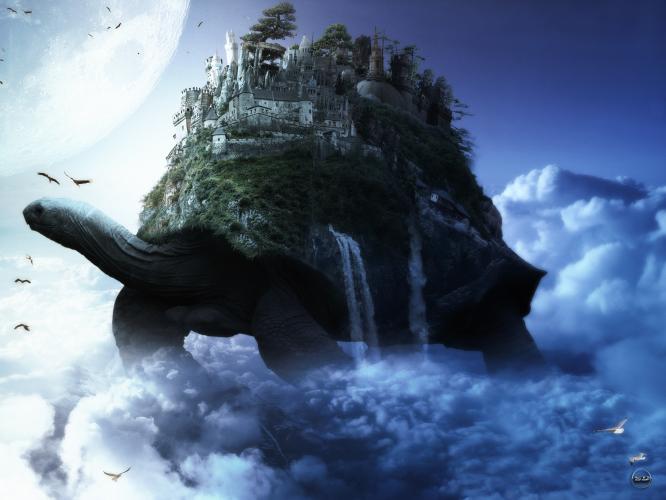 Photoshop Surreal &amp; Fantasy Manipulation -Big Turtle 
