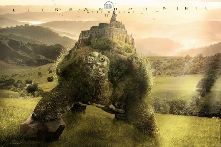 Photoshop Surreal &amp; Fantasy Manipulation -Big Turtle 