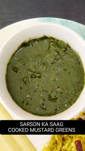 Is Sarson Ka Saag Healthy? (Cooked Mustard Greens)