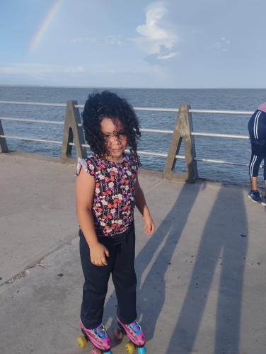 Patinando en la Vereda