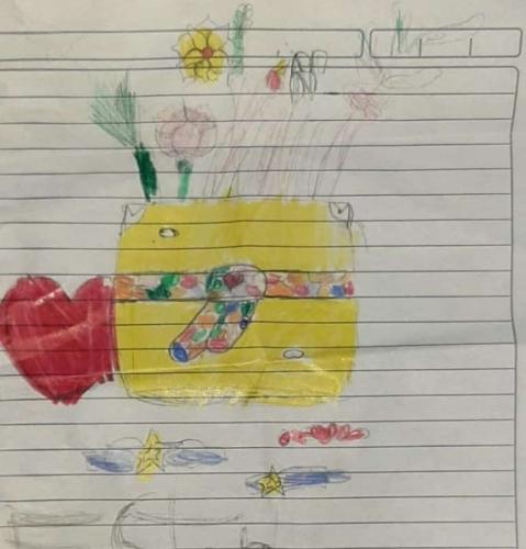 Un hermoso regalo de mi primita elizabeth 