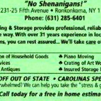 O'flaherty Moving &amp; Storage Inc
