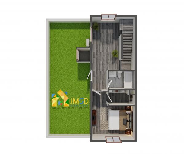 Residential Home Floor Plan Rendering Visualization San Diego California