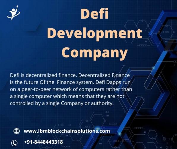 Defi Development Company In India