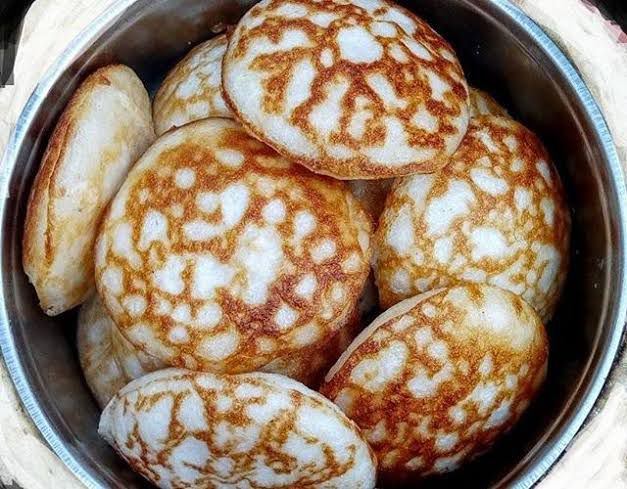 #waina /masa and melon and groundnut soup.