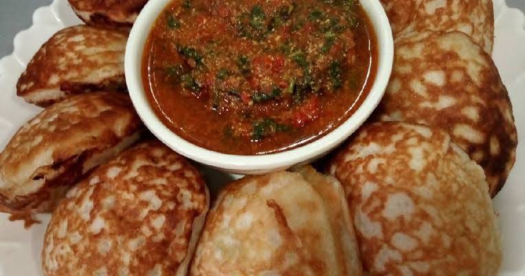 #waina /masa and melon and groundnut soup.