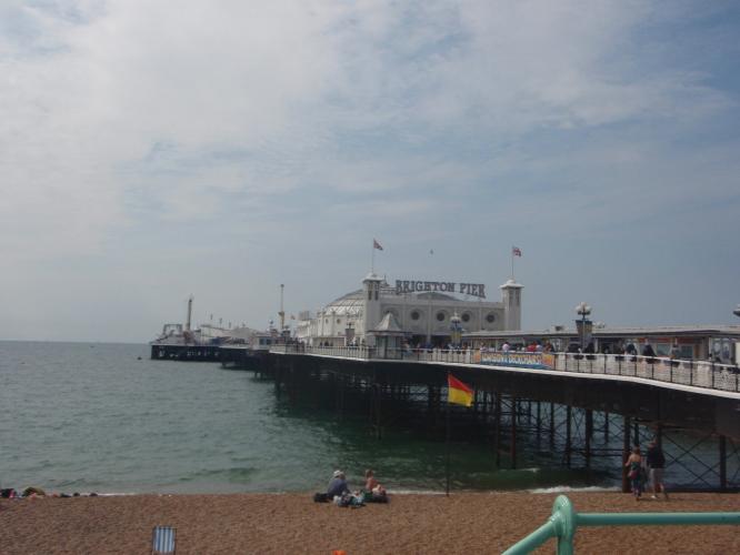 At the Atlantic Ocean. Brighton, UK.