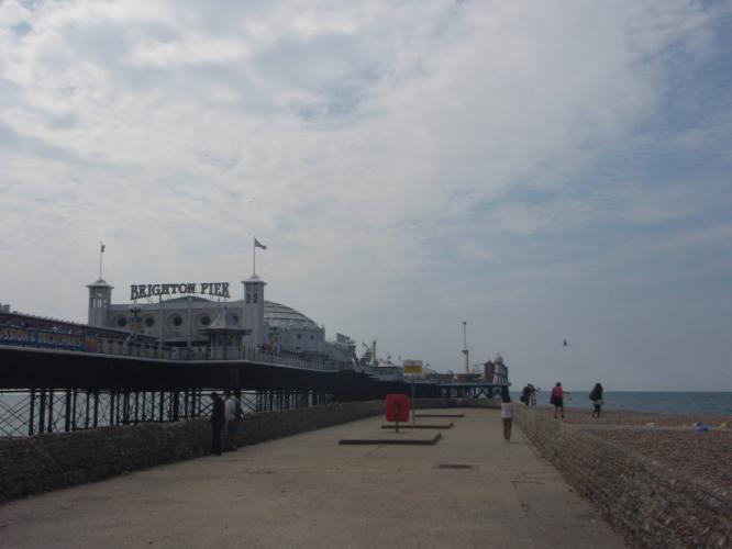 At the Atlantic Ocean. Brighton, UK.