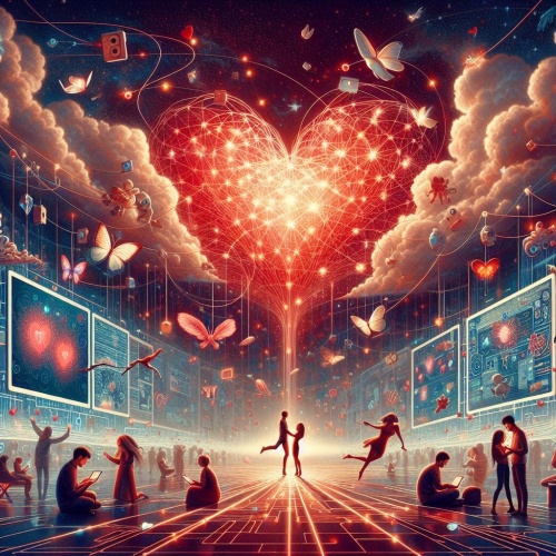 Hearts in the Digital Haze