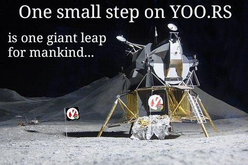 Wie heeft de eerste stap gezet op YOO.RS?