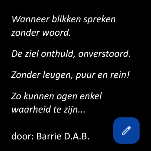 Ogen zijn de spiegel van de ziel