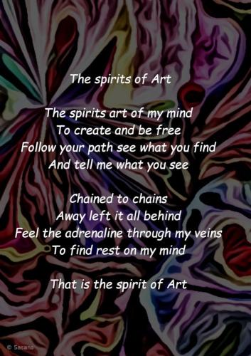 That's the spirit off art