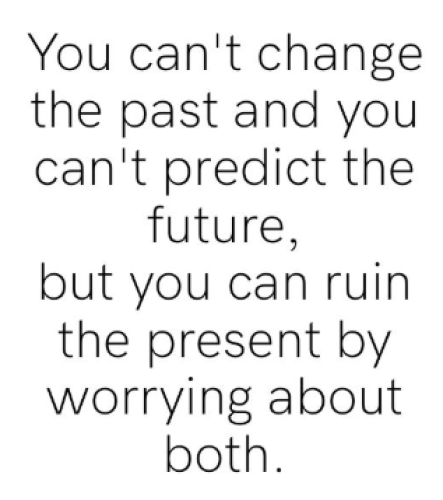 You can't change the past