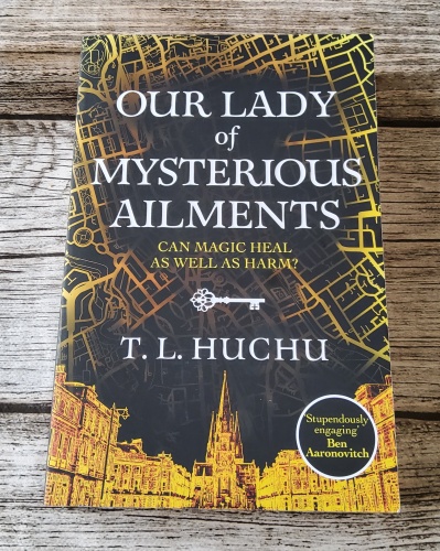 Our Lady of Mysterious Ailments by T.L. Huchu.