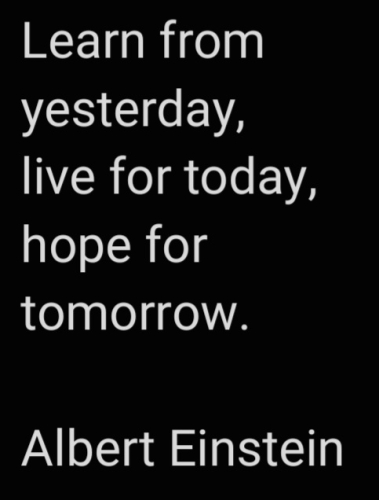 Learn from yesterday