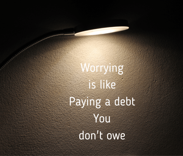 Worrying is