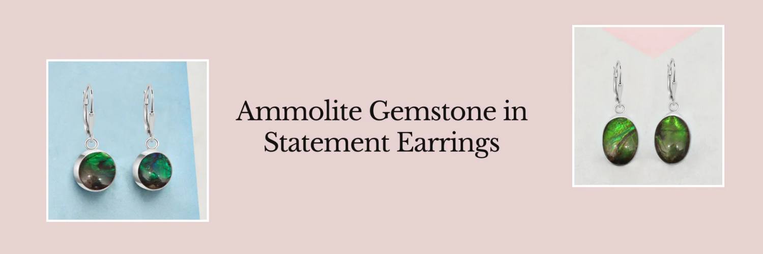 Sagacia’s Statement Ammolite Earring
