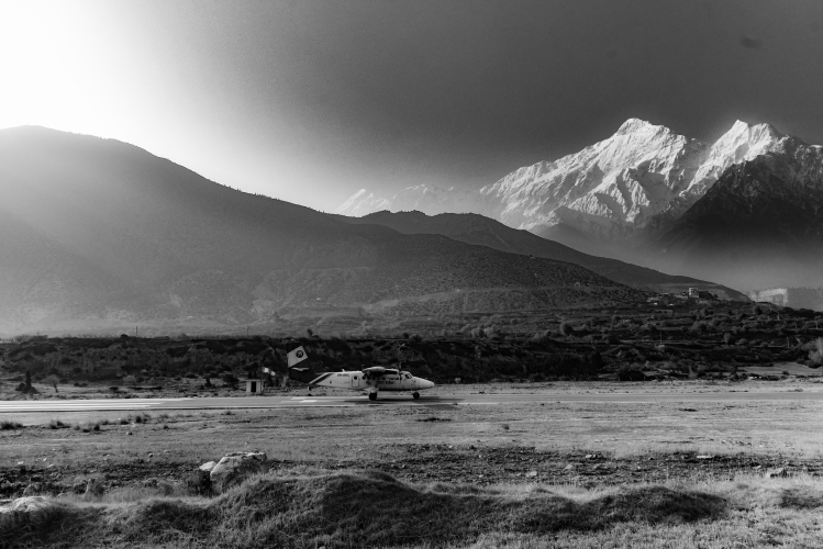 Airport on the Himalays