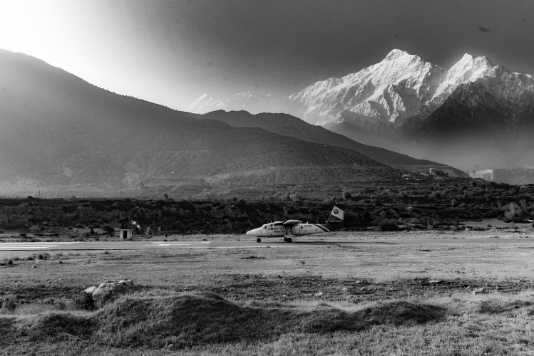 Airport on the Himalays