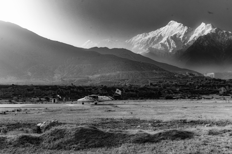 Airport on the Himalays