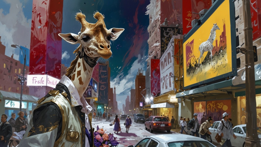 Designing a Grassland at Sunset: Creating a Soft Orange Sky with Cartoon Lines 🌅✨